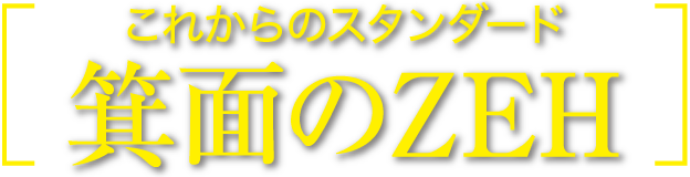 これからのスタンダード ZEH