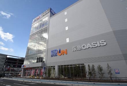 オアシス・エディオン徒歩21〜22分